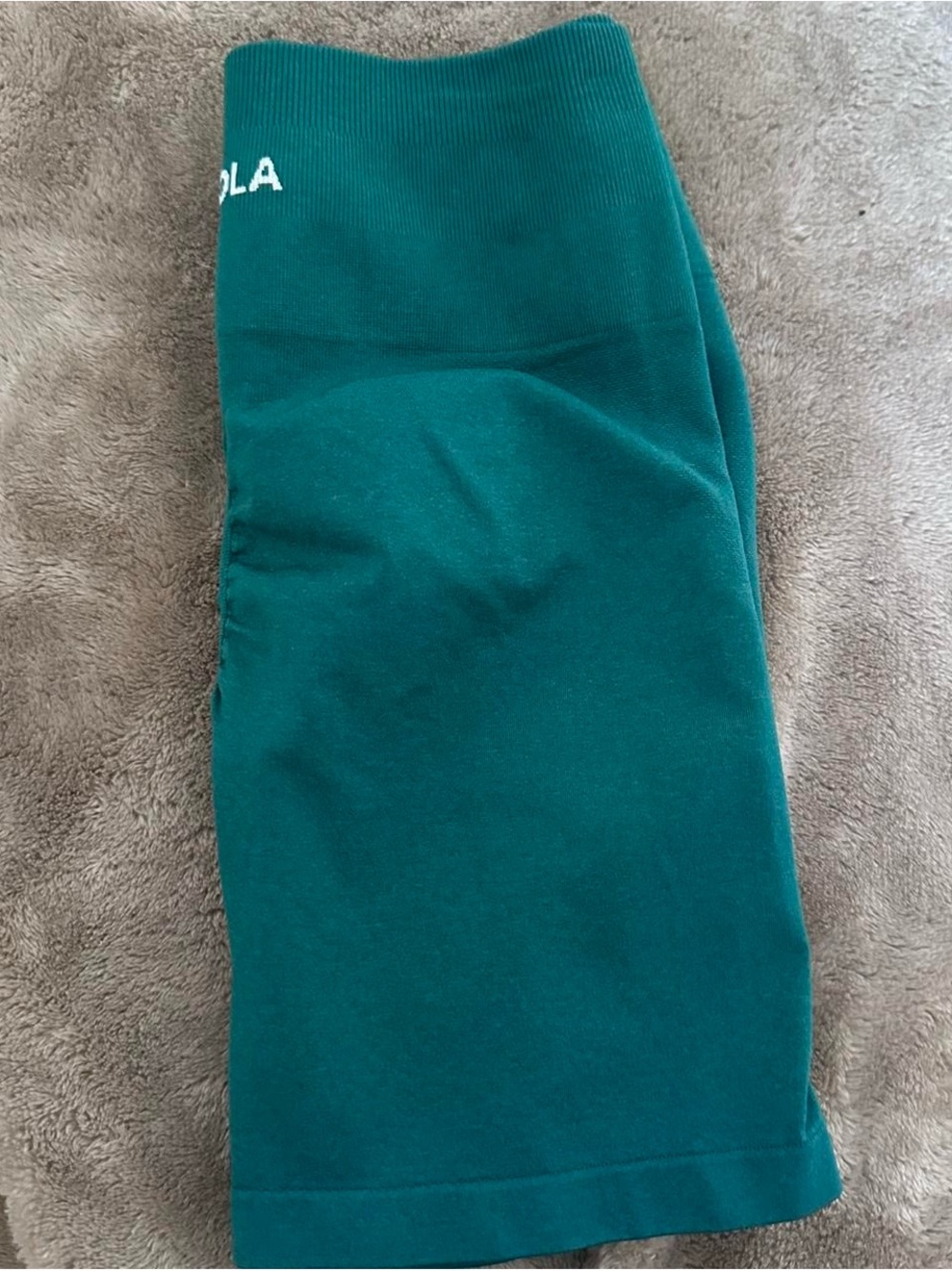 Aurola turquoise workout shorts